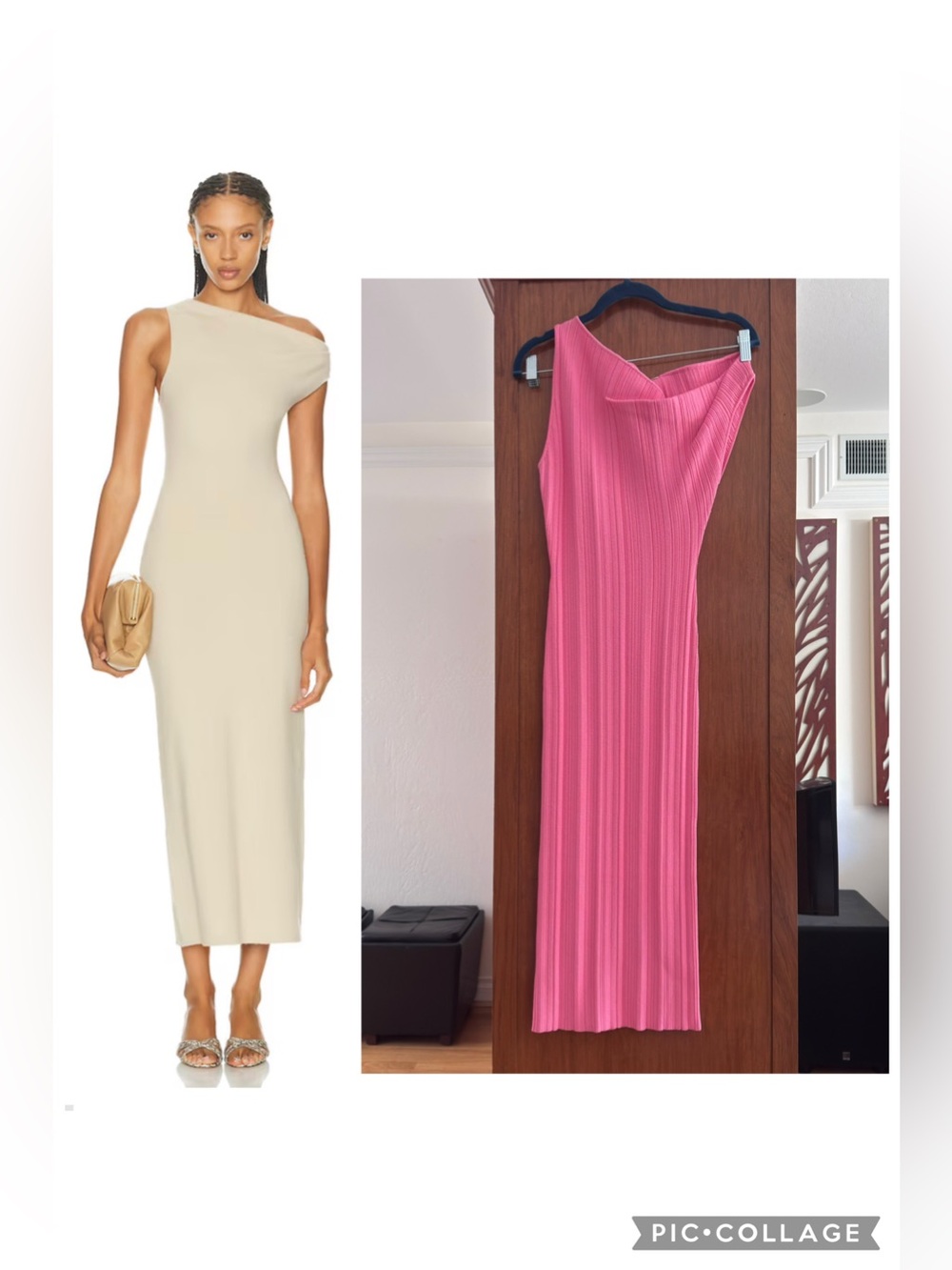THE SEI Asymmetric Twist Dress Brand New Petite
